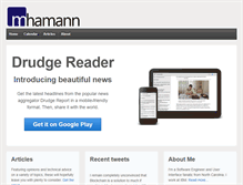 Tablet Screenshot of mhamann.com